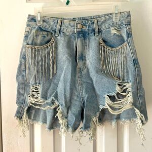 Fancy country denim shorts